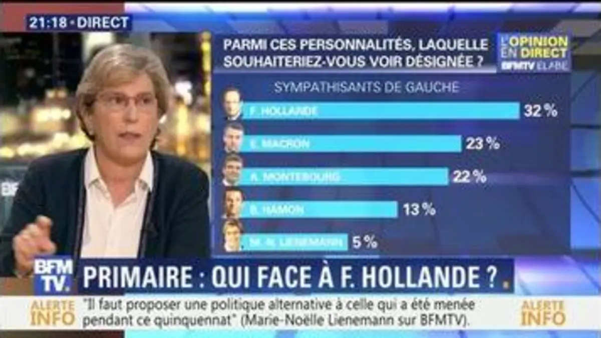 replay de Primaire à gauche: "Il faut se mettre en situation de batttre François Hollande et Manuel Valls", Marie-Noëlle Lienemann