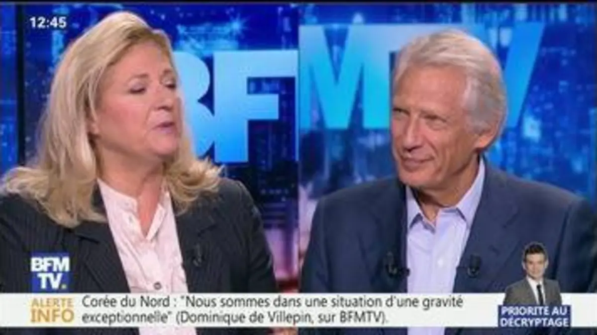 replay de Questions d'éco: "La France a besoin de retrouver son crédit en Europe", Dominique de Villepin