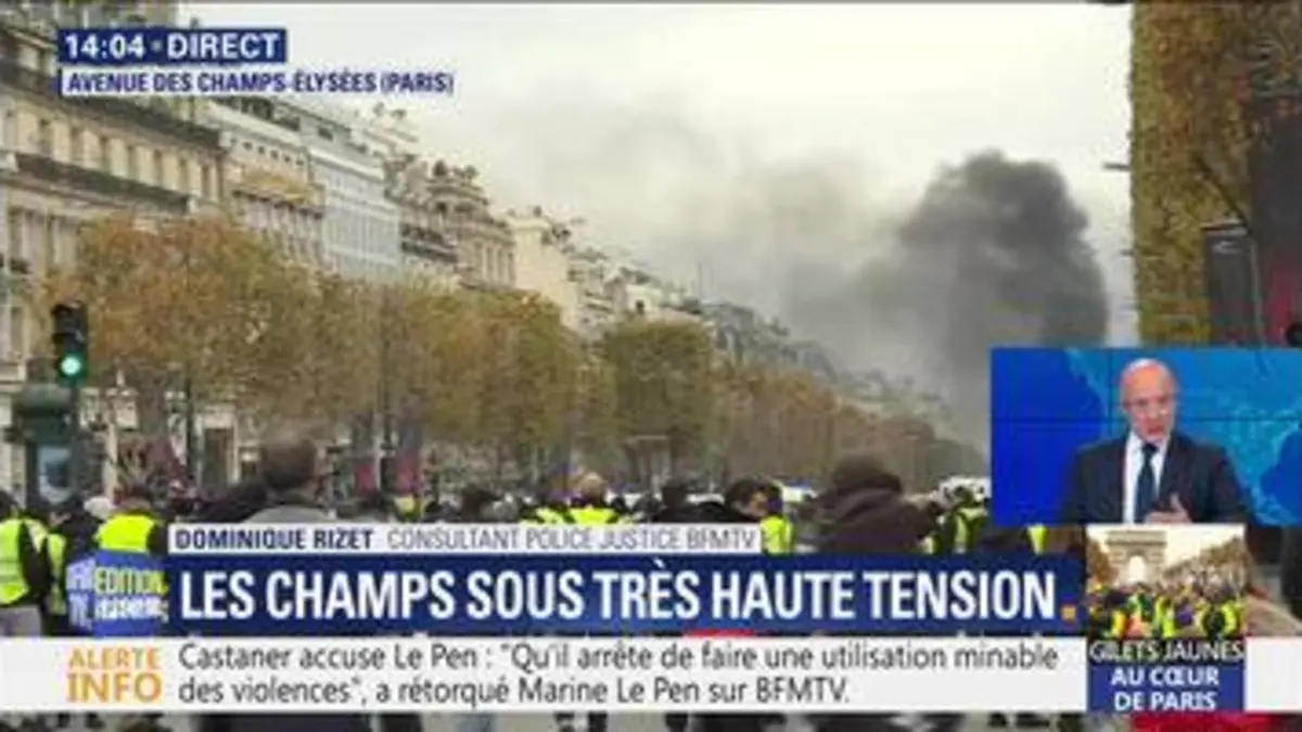 replay de "Gilets jaunes": Les Champs-Élysées sous très haute tension (1/2)
