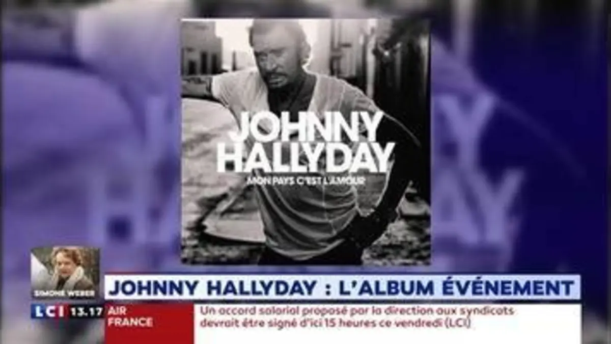 replay de "Mon pays c'est l'amour", le dernier album de Johnny Hallyday enfin disponible !