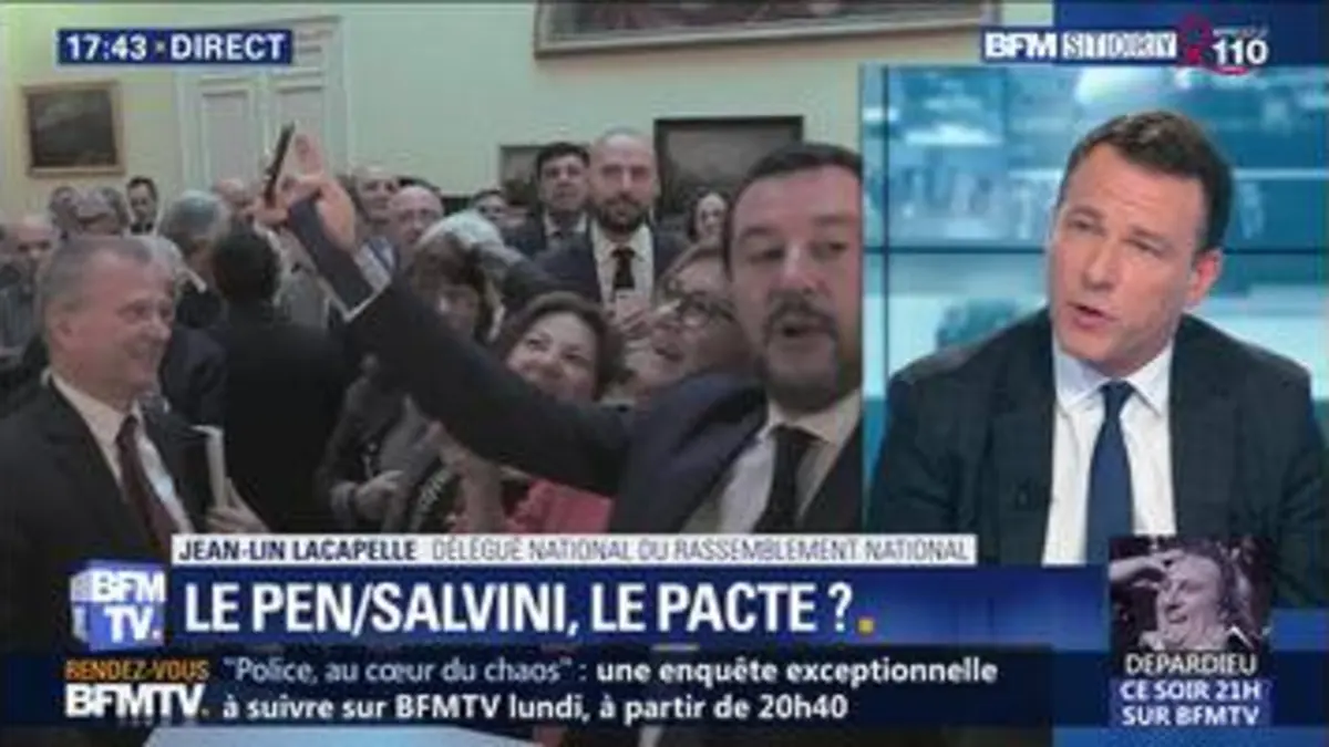 replay de Rencontre entre Marine Le Pen et Matteo Salvini, le pacte ?