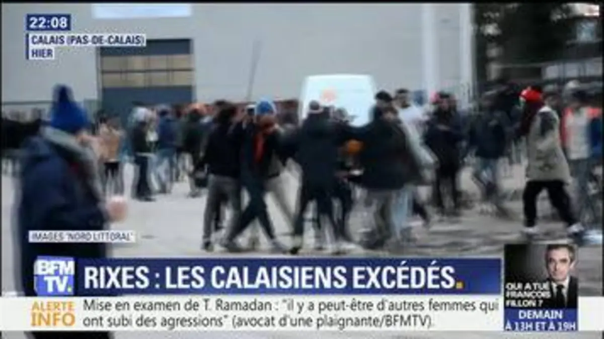 replay de Rixes entre migrants: les Calaisiens excédés