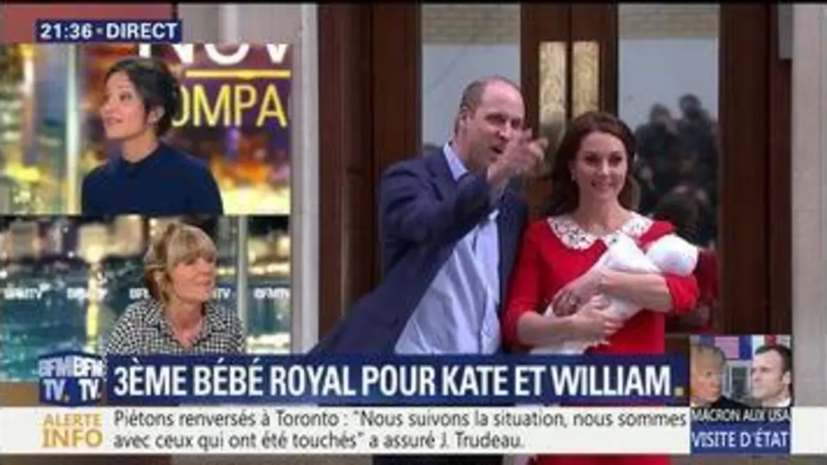 replay de Royaume-Uni: le prince William et son épouse Kate Middleton ont accueilli leur troisième enfant (2/2)