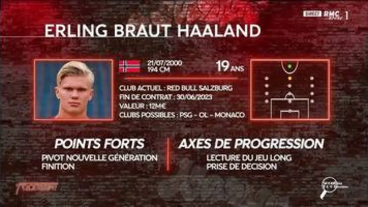 replay de Scouting - Erling Haland, la sensation de la première journée de Ligue des champions (Footissime)