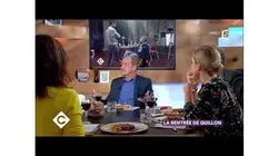 Stéphane Guillon et Sarah Biasini au dîner - C à Vous - 14/09/2017