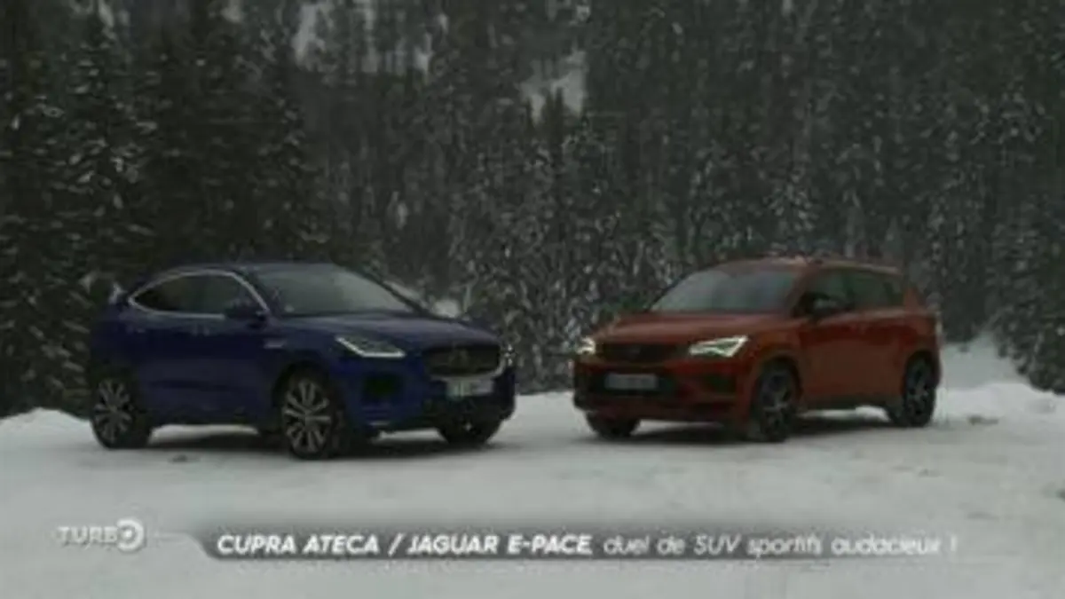 replay de Turbo : Cupra Ateca et Jaguar E-pace : duel de SUV sportifs audacieux !