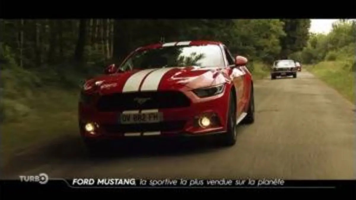 replay de Turbo : Ford Mustang : la sportive la plus vendue sur la planète