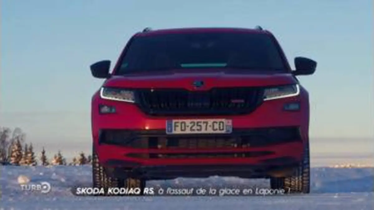 replay de Turbo : Skoda Kodiaq RS : à l'assaut de la glace en Laponie !