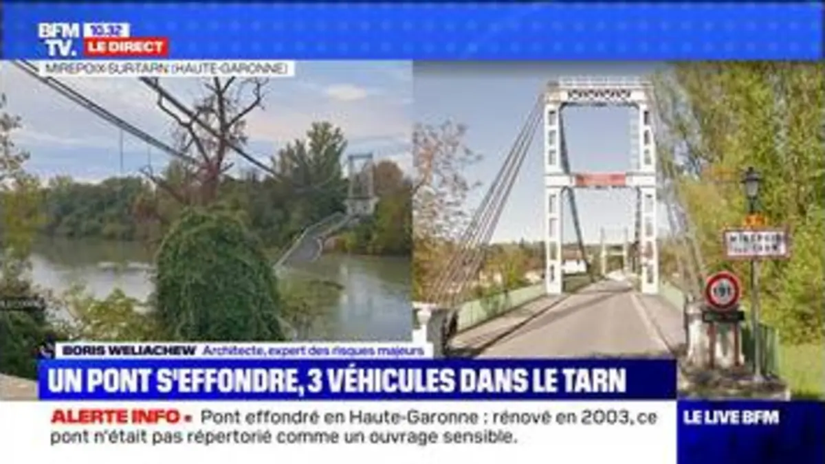 replay de Un pont s'effondre, 3 véhicules dans le Tarn (2) - 18/11