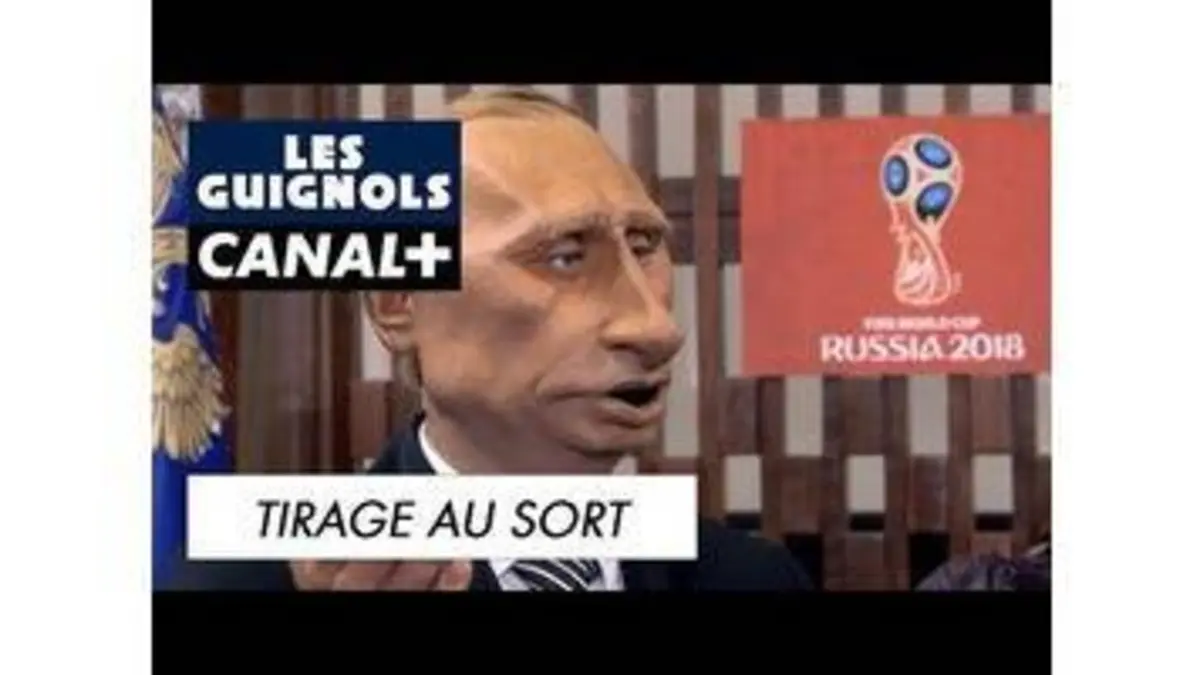 replay de Vladimir Poutine participe au tirage au sort de la Coupe du Monde 2018 - Les Guignols - CANAL+
