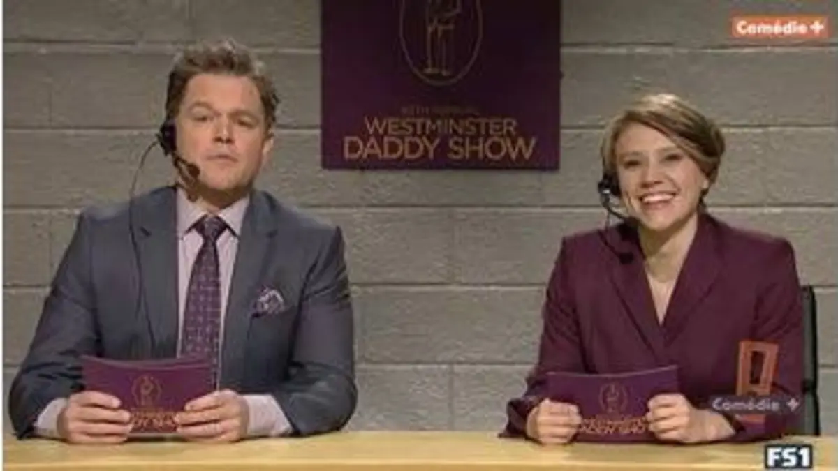 replay de Westminster Daddy Show - Saturday Night Live en VO avec Matt Damon