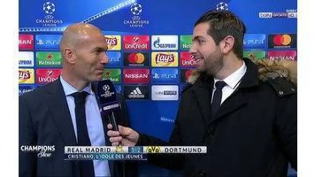 replay de Zidane : "Ronaldo rentre dans l'histoire de la Coupe d'Europe"