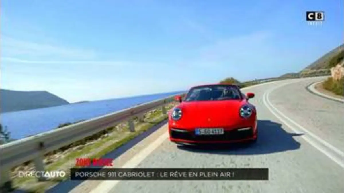 replay de Zone Rouge : Porsche 911 Cabriolet