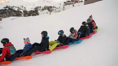 La Plagne : les rois du planté de bâton