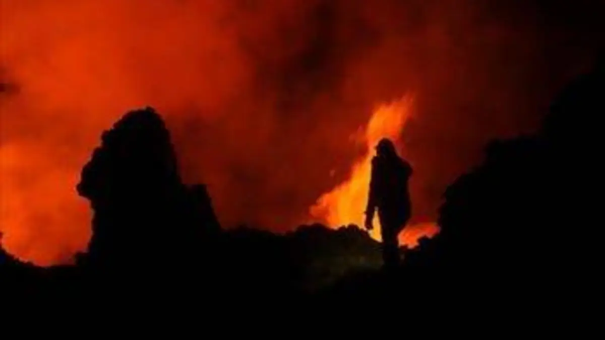Réunion le volcan rouge