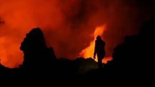 Réunion le volcan rouge
