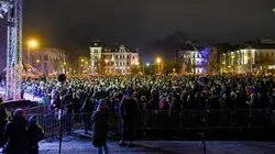 Riga chante en soutien à l'Ukraine