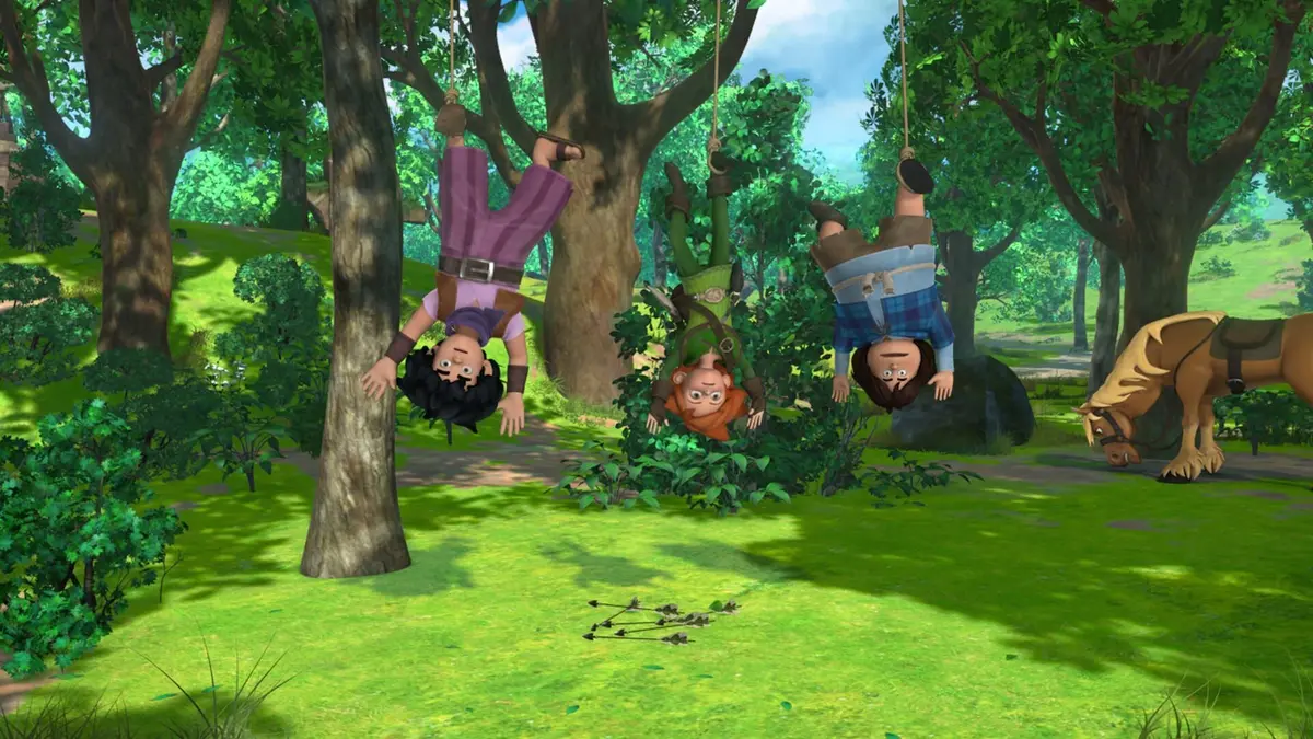Robin des Bois, malice à Sherwood S01E42 Les bons, les brutes et le truand