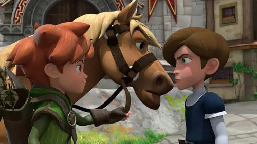 Robin des Bois, malice à Sherwood S03E41 L'écuyer coeur de pierre