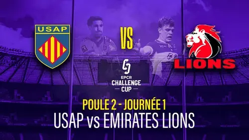 Perpignan / Lions Rugby Challenge Cup 2023/2024
