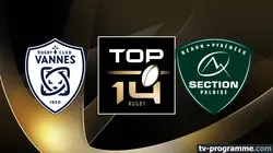 Vannes / Pau  Rugby Top 14 2024-2025