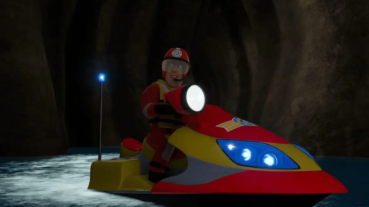 Sam le pompier S08E09 Piégés dans la grotte