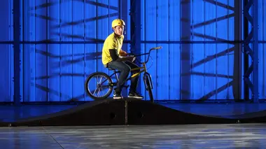 BMX, terrain de jeu et parking