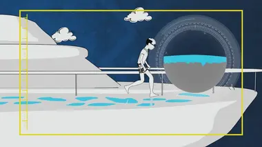 Bateau, vélo et nappe