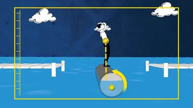 Science of Stupid Ski de bosses, lancement dans les airs et rondins de bois