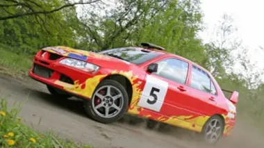 Voiture de rallye, horloge de mairie, impression offset