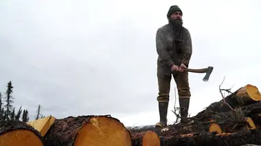 Seuls face à l'Alaska Tout reconstruire