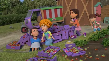 Le yaourt glace a la fraise