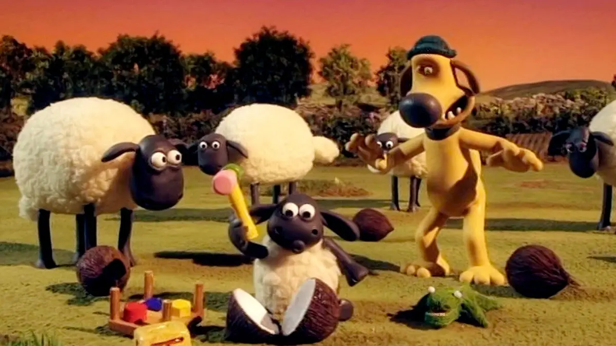 Shaun le mouton S03E02 La noix de coco