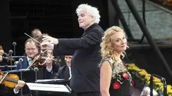 Simon Rattle et l'Orchestre Philharmonique de Berlin à la Waldbühne