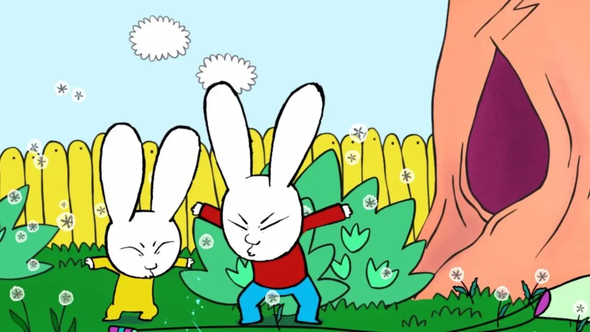 Simon Superlapin S05E21 Les pissenlits géants du professeur Wolf