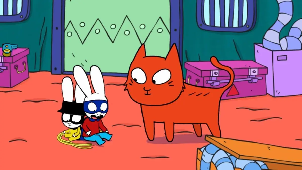 Simon Superlapin S05E10 Des vacances pour le chat