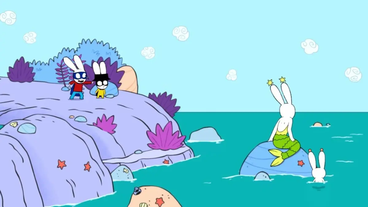 Simon Superlapin S05E24 La sirène à la plage