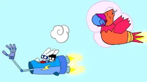 Simon Superlapin S04E36 L'oiseau du professeur Wolf