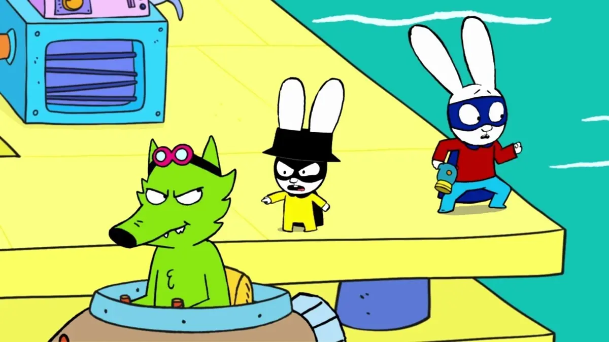 Visuel de Simon Superlapin S05E26 Le trésor de Gaspard