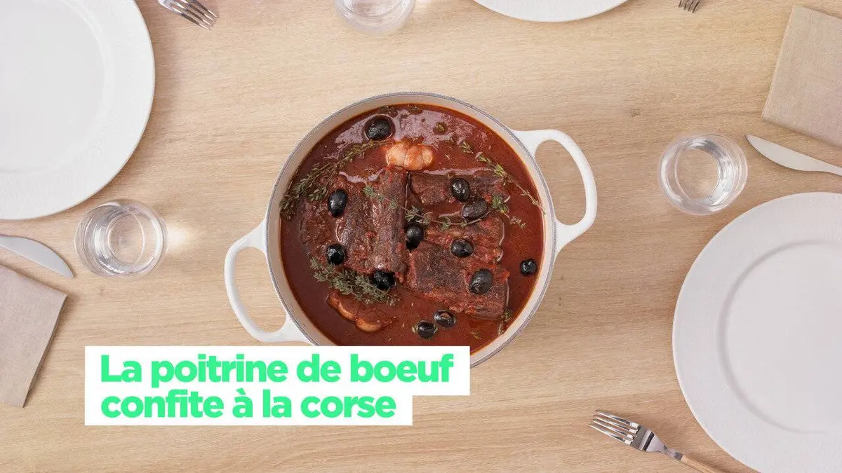 Simplissime La poitrine de boeuf confite à la Corse