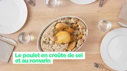 Simplissime Le poulet en croûte de sel et au romarin