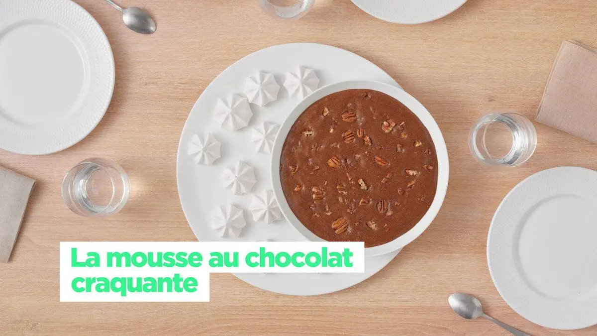 Simplissime La mousse au chocolat craquante