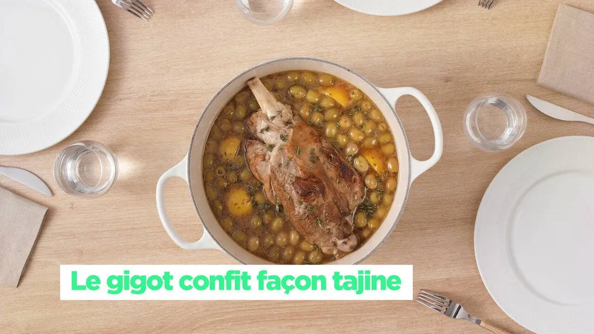 Simplissime Le gigot confit façon tajine