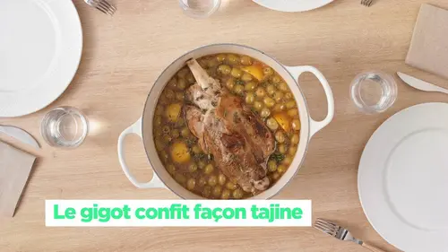 Simplissime Le gigot confit façon tajine