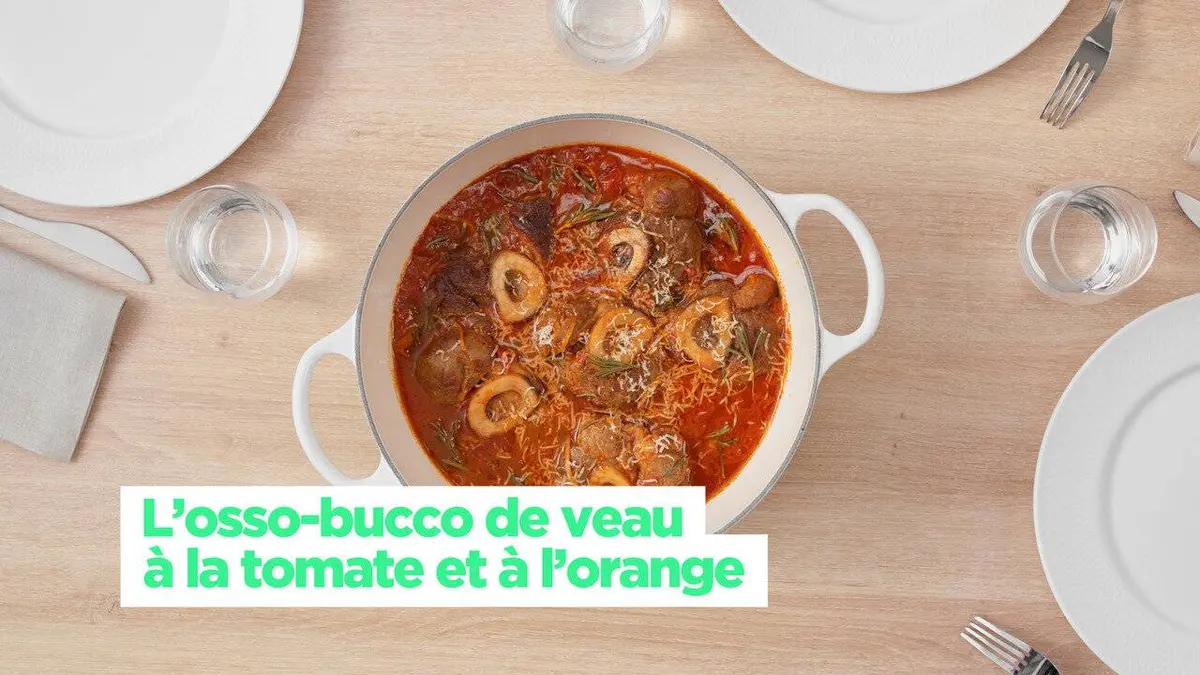 Simplissime L'osso-bucco de veau à la tomate et à l'orange