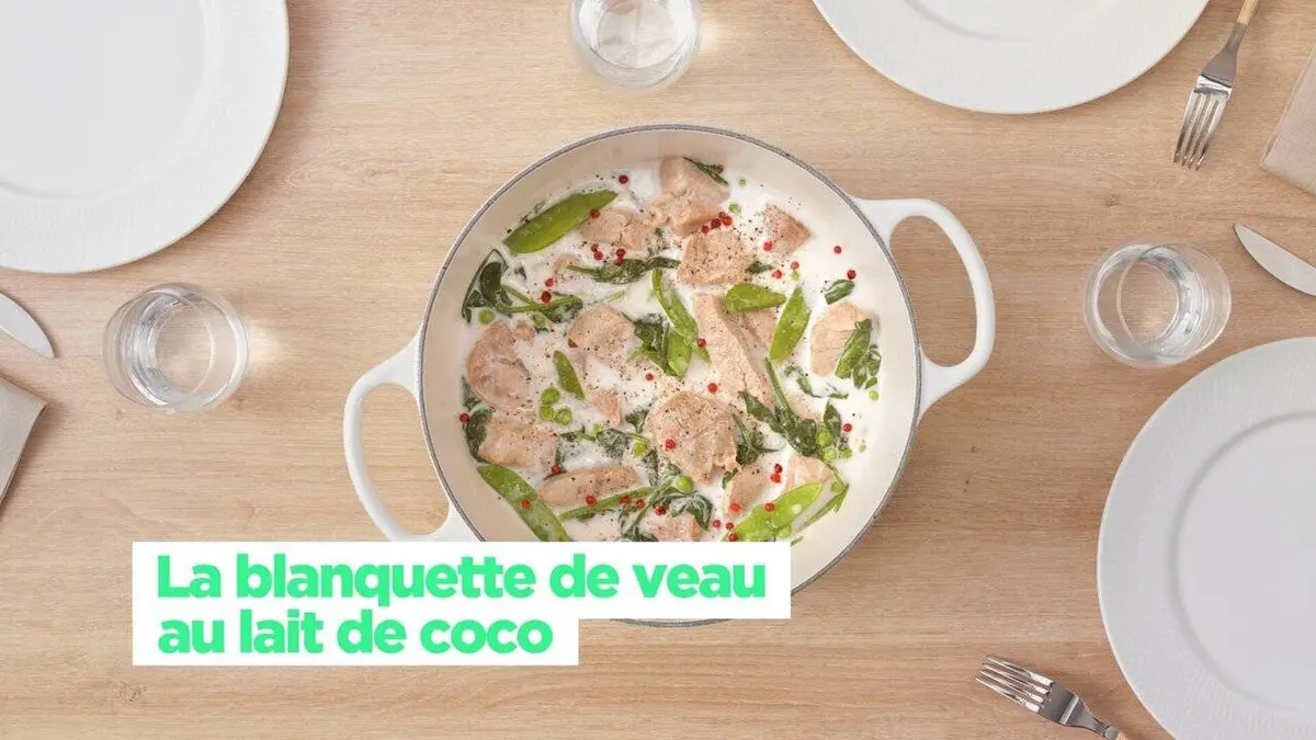 Simplissime La blanquette de veau au lait de coco