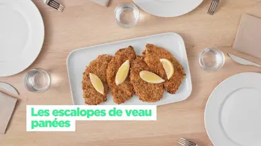 Les escalopes de veau panées