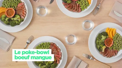 Simplissime Le poke-bowl boeuf mangue