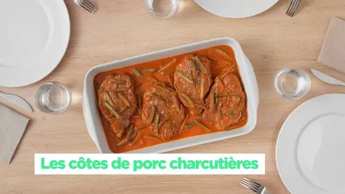 Simplissime Les côtes de porc charcutières