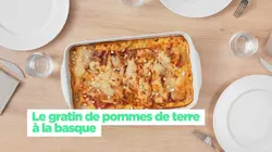 Simplissime Le gratin de pommes de terre à la basque